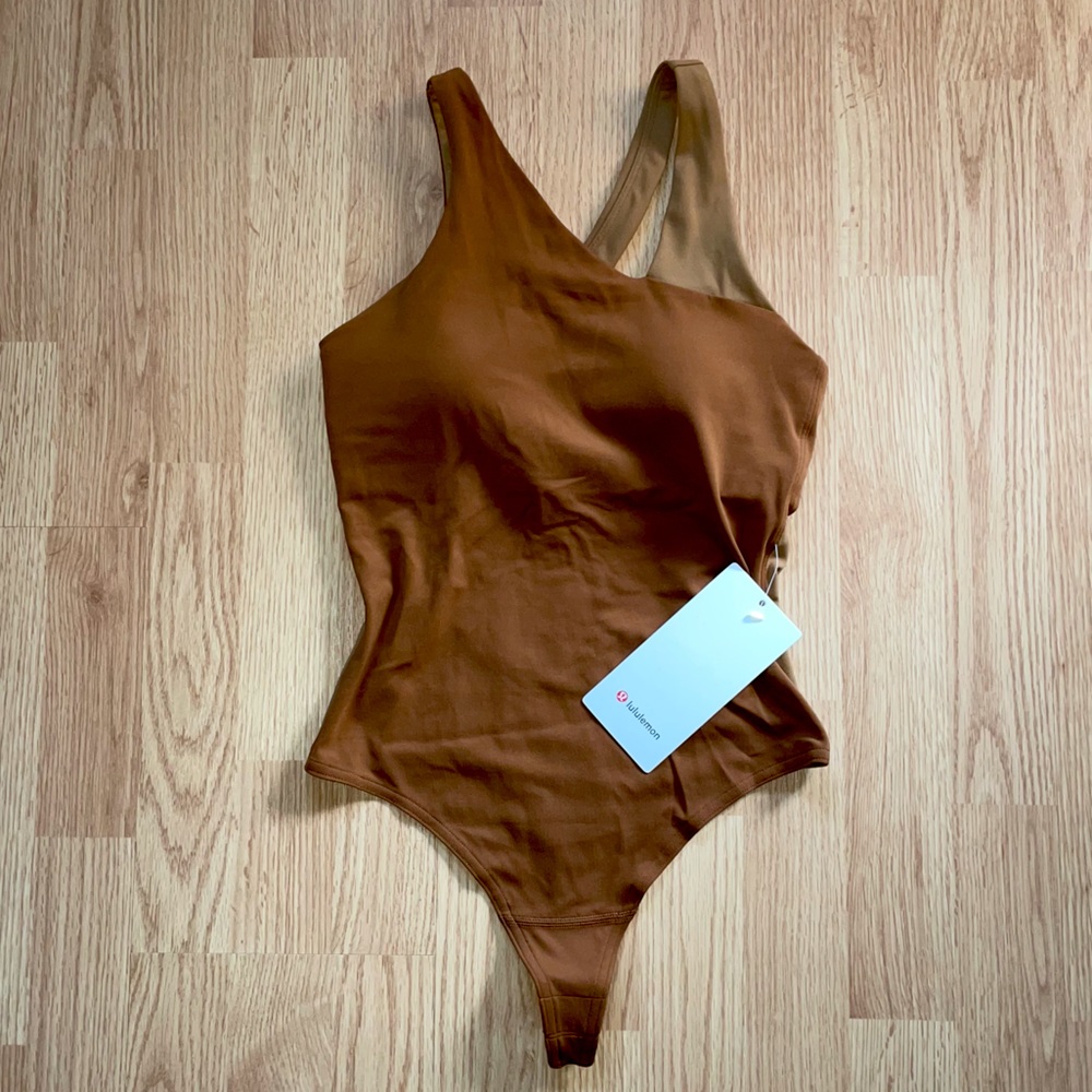 NWT Lululemon Nulu Asymmetrical bodysuit